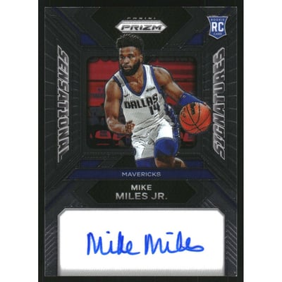 2023-24 Panini Prizm Sensational Signatures #89 Mike Miles Jr.