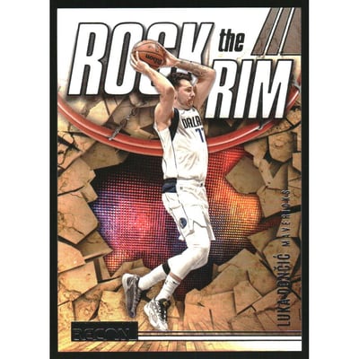 2023-24 Panini Recon Rock the Rim #25 Luka Doncic