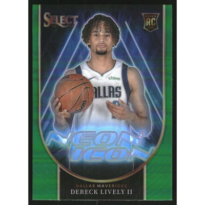 2023-24 Select Neon Icon Green Prizms #16 Dereck Lively II