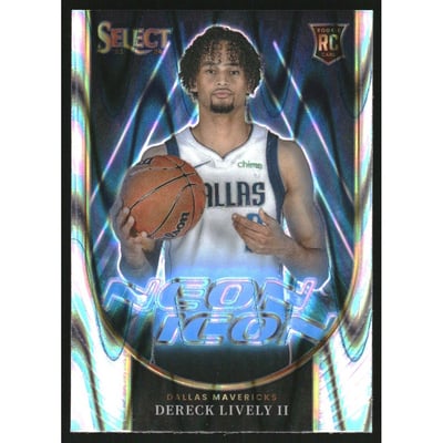 2023-24 Select Neon Icon Tectonic Prizms #16 Dereck Lively II