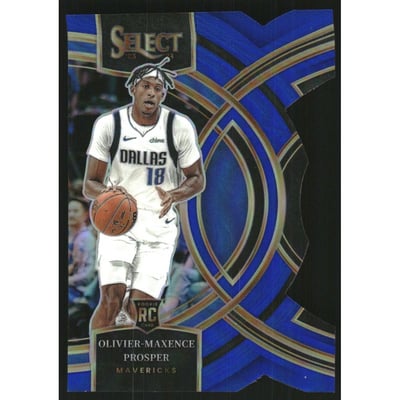 2023-24 Select Prizms Blue Die-Cut #112 Olivier-Maxence Prosper