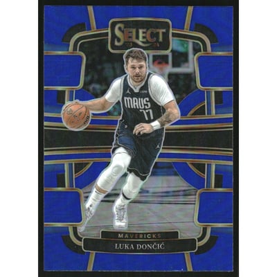2023-24 Select Prizms Blue #51 Luka Doncic