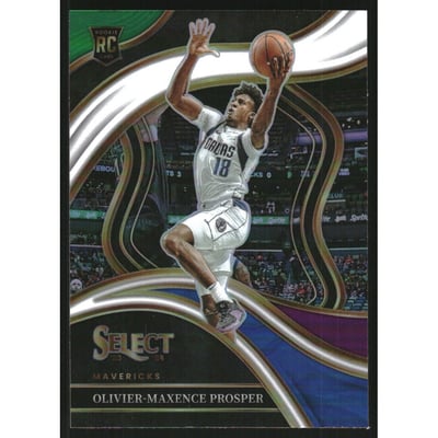 2023-24 Select Prizms Green White Purple #267 Olivier-Maxence Prosper