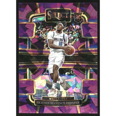 2023-24 Select Prizms Purple Cracked Ice #85 Olivier-Maxence Prosper