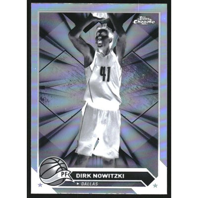 2023-24 Topps Chrome Negative Refractors #98 Dirk Nowitzki
