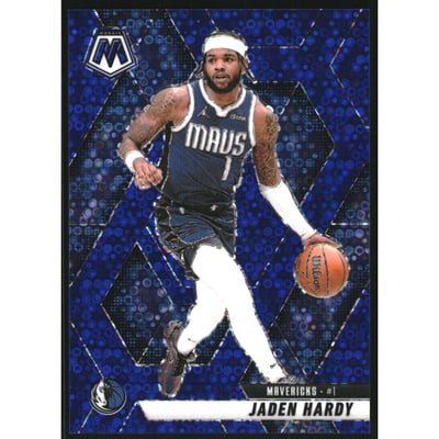 2024-25 Panini Mosaic Mosaic Fast Break Blue #99 Jaden Hardy