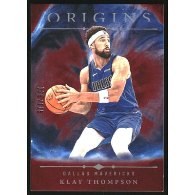 2024-25 Panini Origins Maroon #34 Klay Thompson