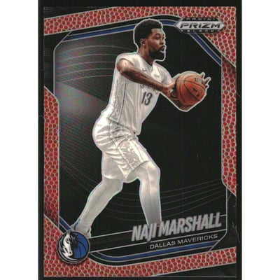 2024-25 Panini Prizm Black Prizms Basketball #128 Naji Marshall