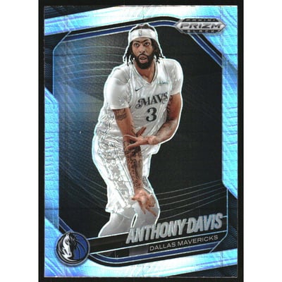 2024-25 Panini Prizm Black Prizms Hyper #177 Anthony Davis