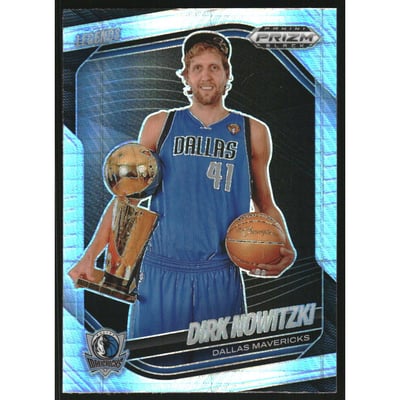 2024-25 Panini Prizm Black Prizms Hyper #253 Dirk Nowitzki LGD