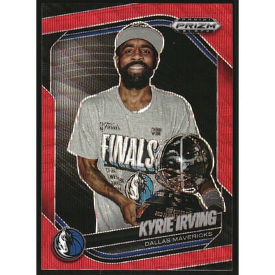 2024-25 Panini Prizm Black Prizms Ruby Wave #72 Kyrie Irving