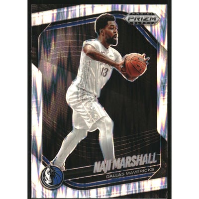 2024-25 Panini Prizm Black Prizms Skewed #128 Naji Marshall
