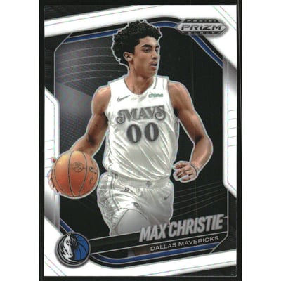 2024-25 Panini Prizm Black Prizms White #174 Max Christie