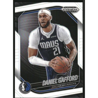 2024-25 Panini Prizm Black Prizms White #241 Daniel Gafford