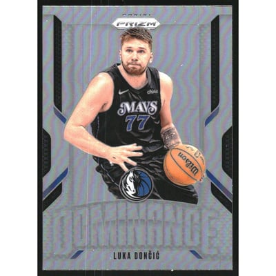 2024-25 Panini Prizm Dominance Prizms Silver #12 Luka Doncic