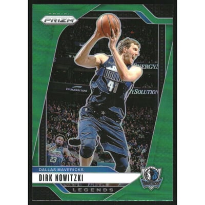 2024-25 Panini Prizm Prizms Green #272 Dirk Nowitzki