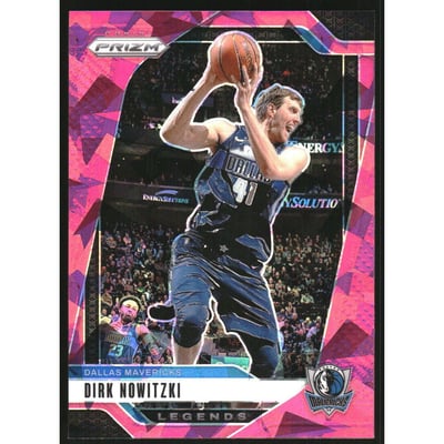 2024-25 Panini Prizm Prizms Pink Ice #272 Dirk Nowitzki