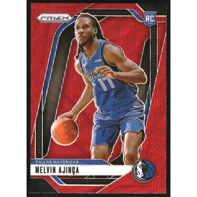 2024-25 Panini Prizm Prizms Ruby Wave #255 Melvin Ajinca