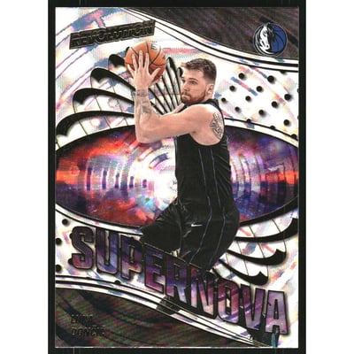 2024-25 Panini Revolution Supernova Fractal #22 Luka Doncic