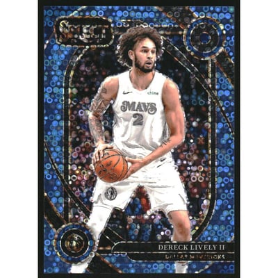 2024-25 Select Light Blue Disco Prizms #217 Dereck Lively II