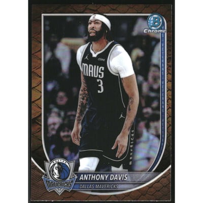 2025-26 Bowman Chrome Reptilian Refractors #BCV131 Anthony Davis