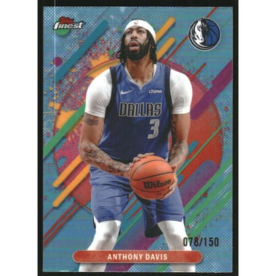 2025-26 Finest Sky Blue Refractors #288 Anthony Davis R