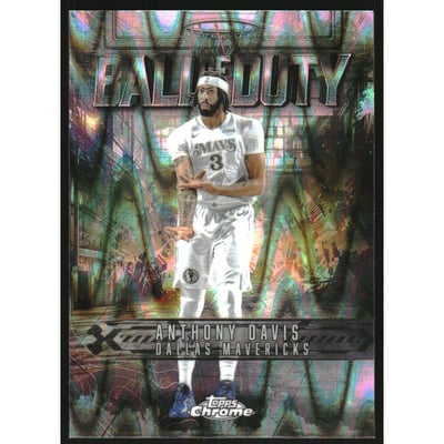 2025-26 Topps Chrome Ball of Duty RayWave Refractors #BD2 Anthony Davis