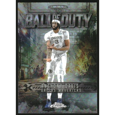 2025-26 Topps Chrome Ball of Duty Refractors #BD2 Anthony Davis