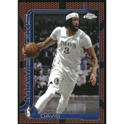 2025-26 Topps Chrome Basketball Refractors #96 Anthony Davis