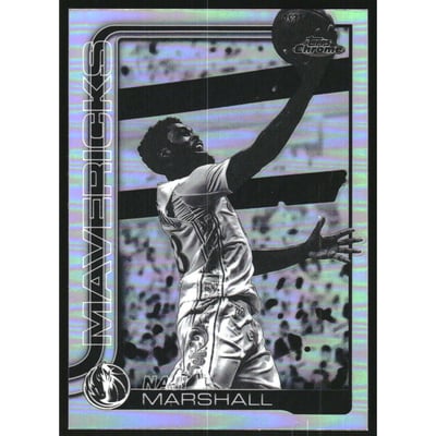 2025-26 Topps Chrome Negative Refractors #28 Naji Marshall