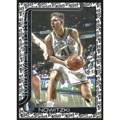 2025-26 Topps Foil Pattern #252 Dirk Nowitzki
