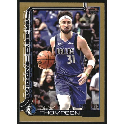 2025-26 Topps Gold #170 Klay Thompson