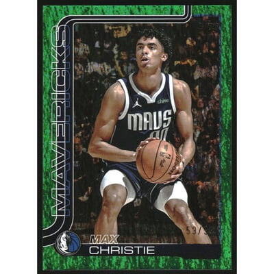 2025-26 Topps Green Holo Foil #174 Max Christie