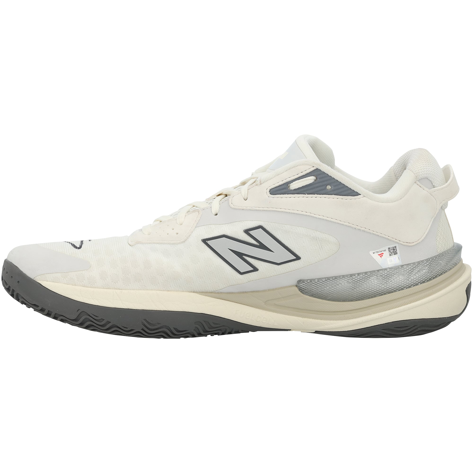 Cooper Flagg Dallas Mavericks Autographed Game-Used White New Balance Shoes vs. Miami Heat on November 24, 2025 with "Game Used" Inscription