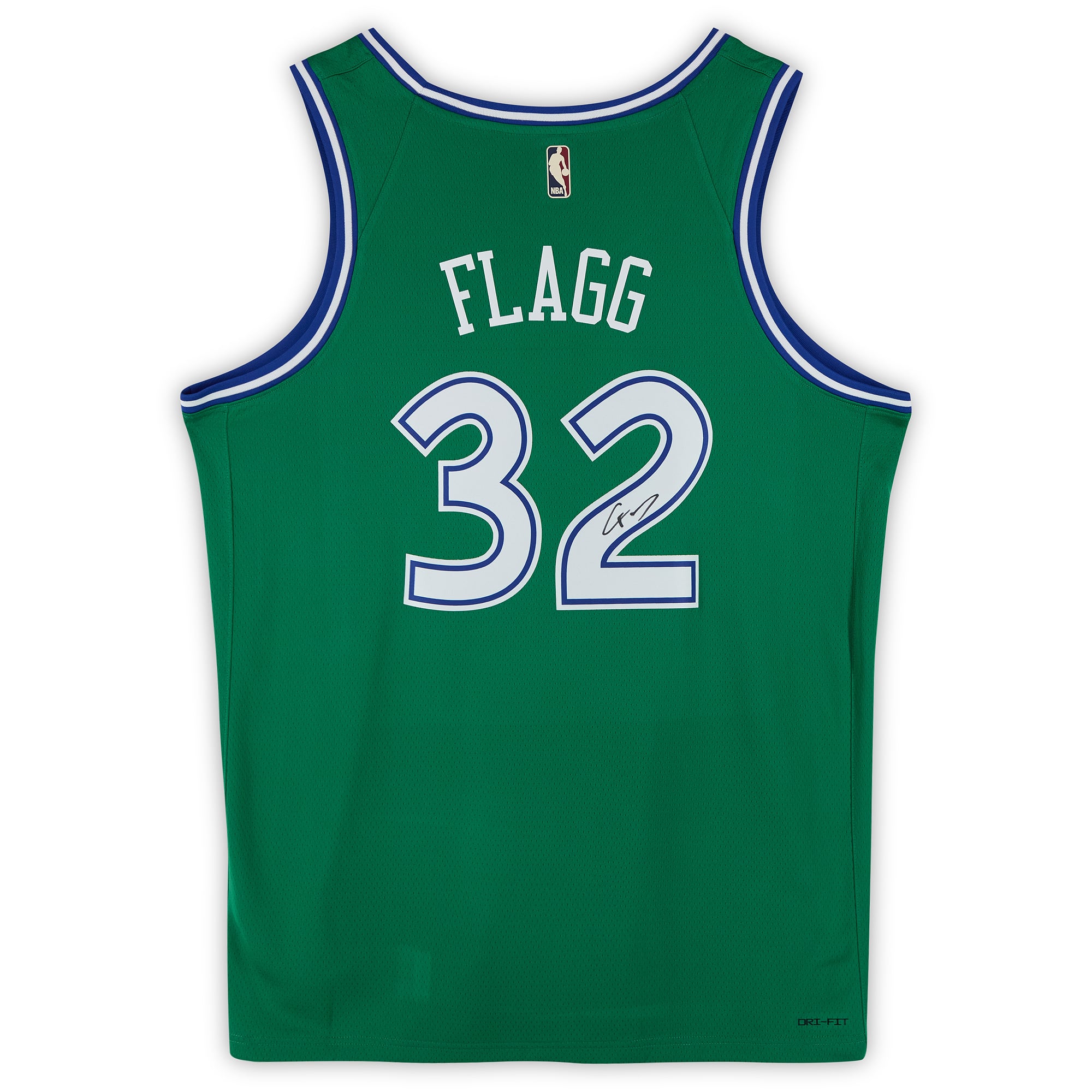 Cooper Flagg Dallas Mavericks Autographed Green Nike Classic Edition Swingman Jersey
