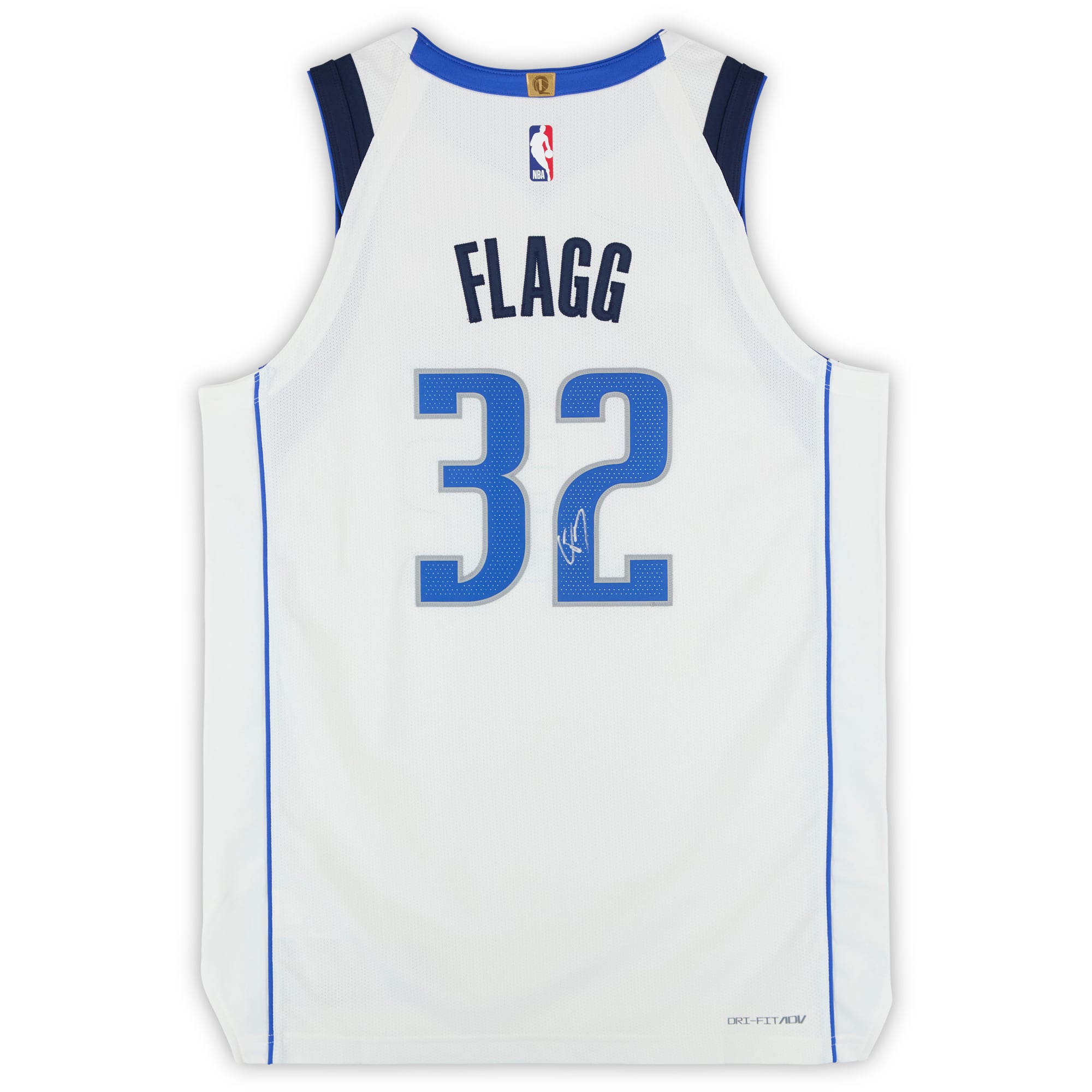 Cooper Flagg Dallas Mavericks Autographed White Nike Association Edition Authentic Jersey
