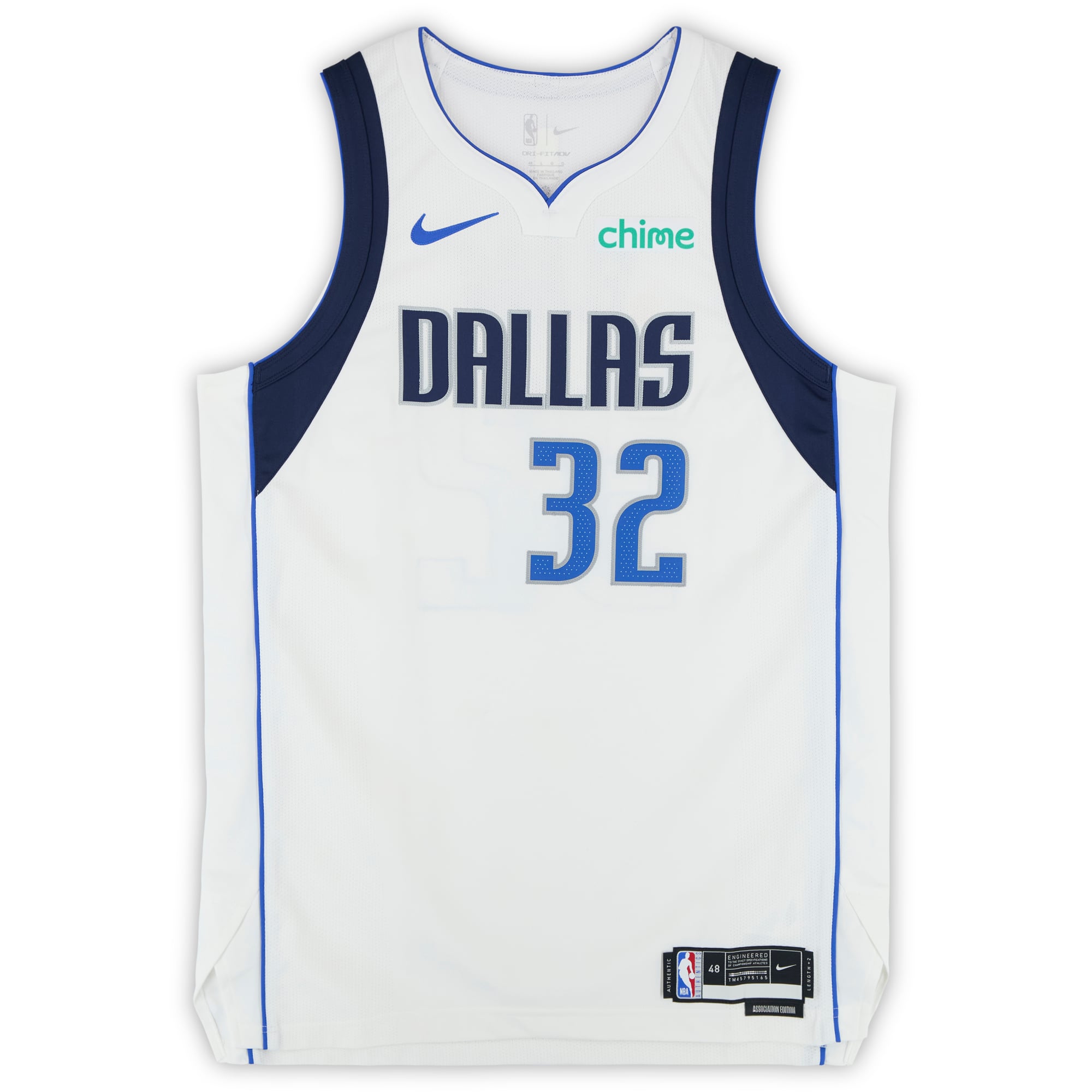 Cooper Flagg Dallas Mavericks Autographed White Nike Association Edition Authentic Jersey