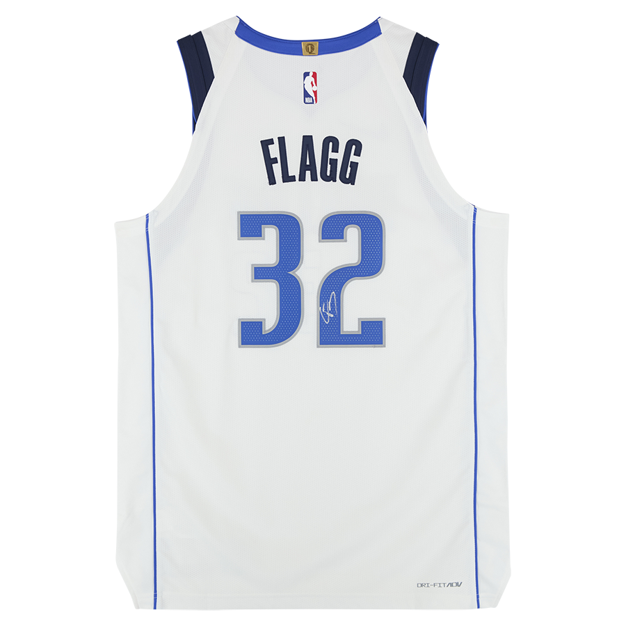 Cooper Flagg Dallas Mavericks Autographed White Nike Association Edition Authentic Jersey