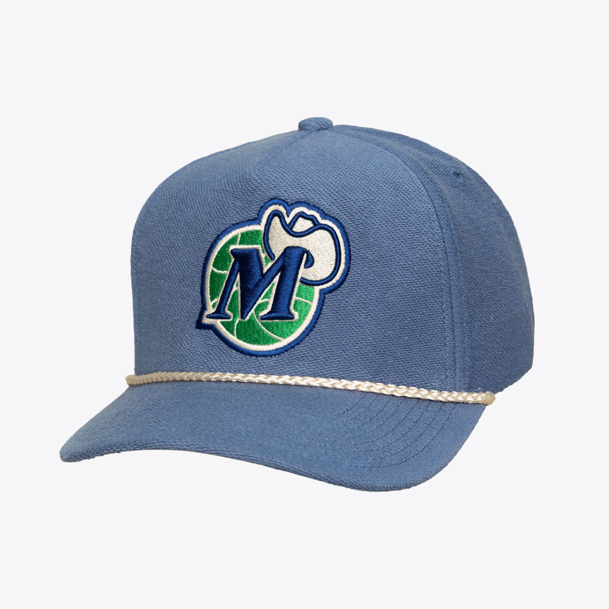 Dallas Mavericks Blue Hardwood Classics Heritage Hues Pro Pinch Snapback Hat