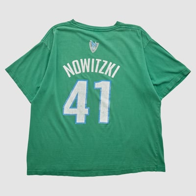 Dallas Mavericks Maugear 2010s T-shirt - Green - XL by Fanatics Real Vintage
