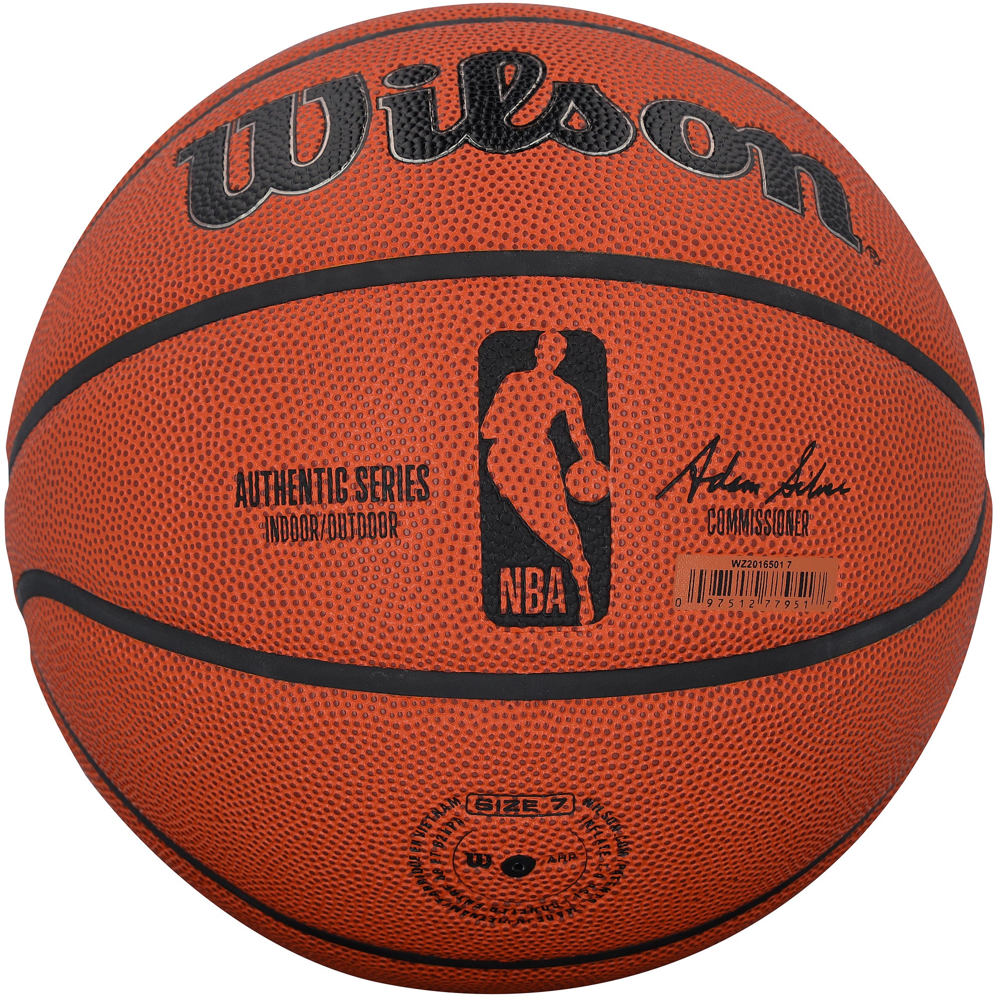 Dirk Nowitzki Dallas Mavericks Autographed Wilson Authentic Series Indoor/Outdoor Basketball in Black Ink