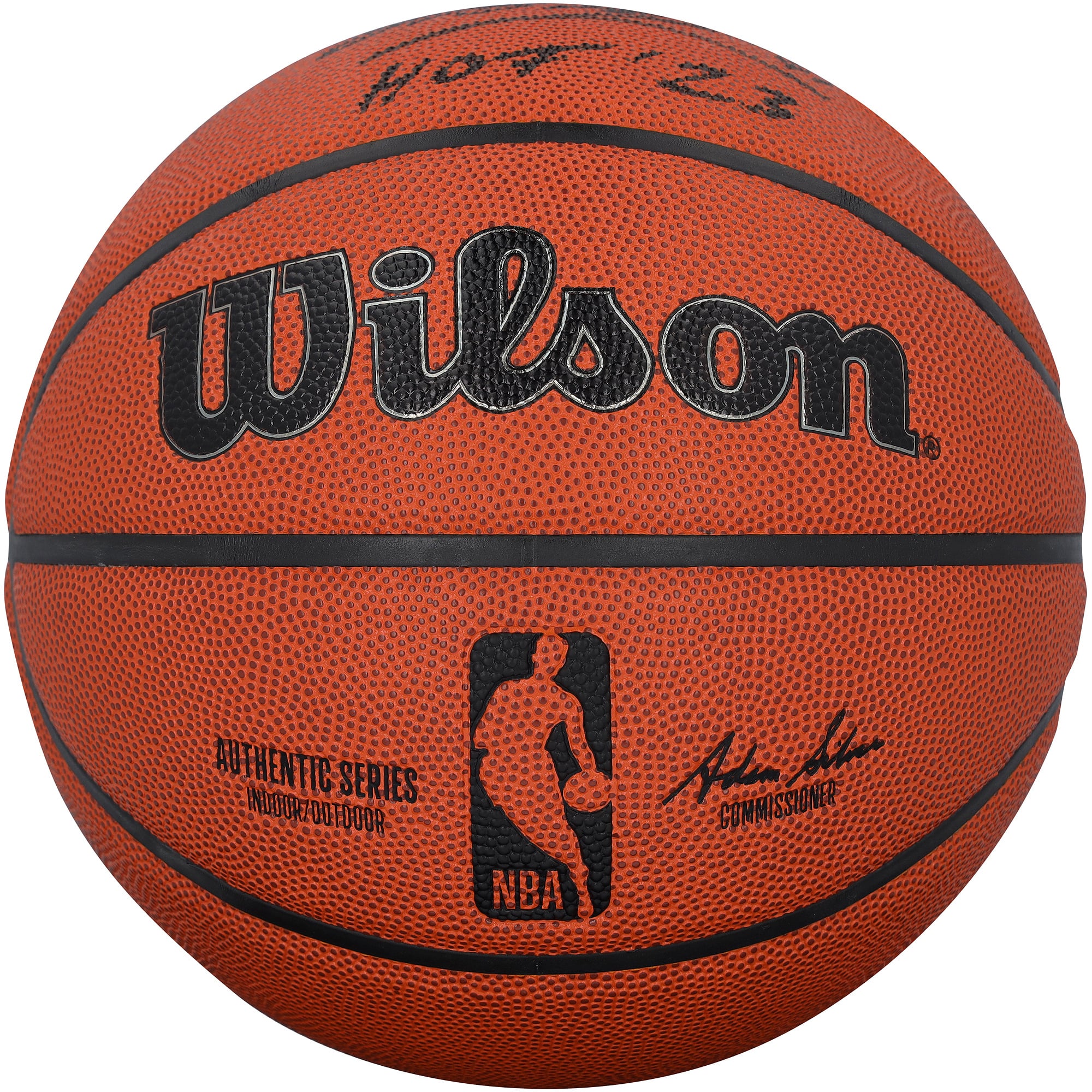 Dirk Nowitzki Dallas Mavericks Autographed Wilson Authentic Series Indoor/Outdoor Basketball with "HOF 23" Inscription in Black Ink