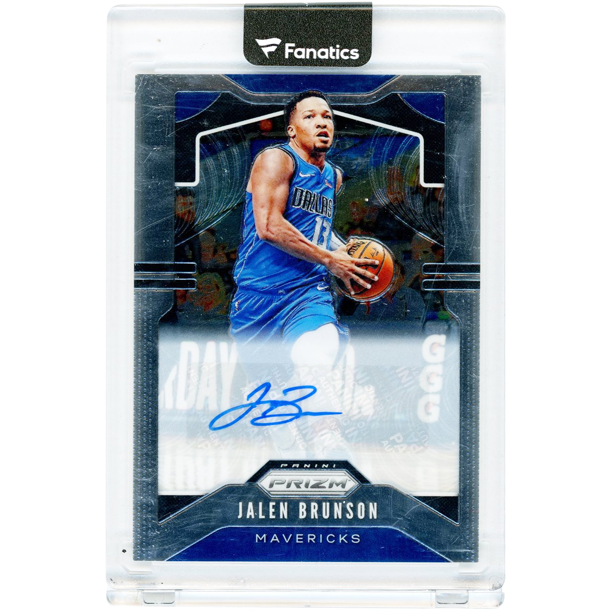 Jalen Brunson Dallas Mavericks Autographed 2019-20 Panini Prizm Signatures #78 Card
