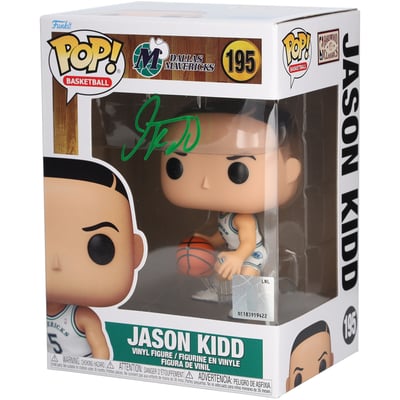 Jason Kidd Dallas Mavericks Autographed Fanatics Authentic #195 Funko Pop! Vinyl Figurine