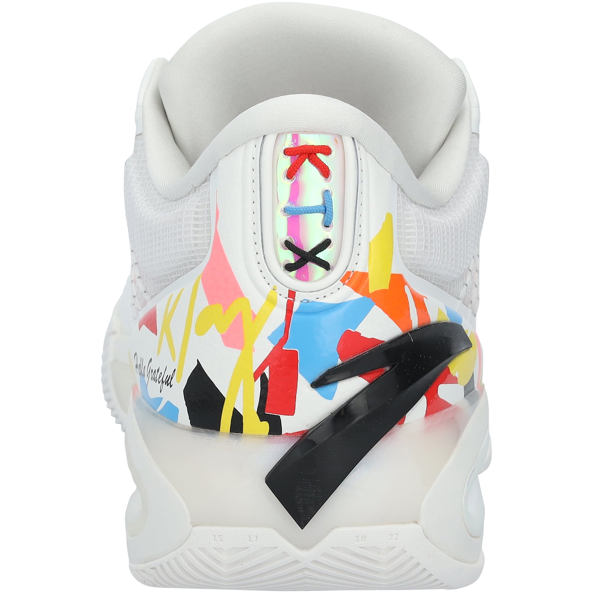 Chaussures Anta KTX Graffiti autographiées par Klay Thompson des Dallas Mavericks