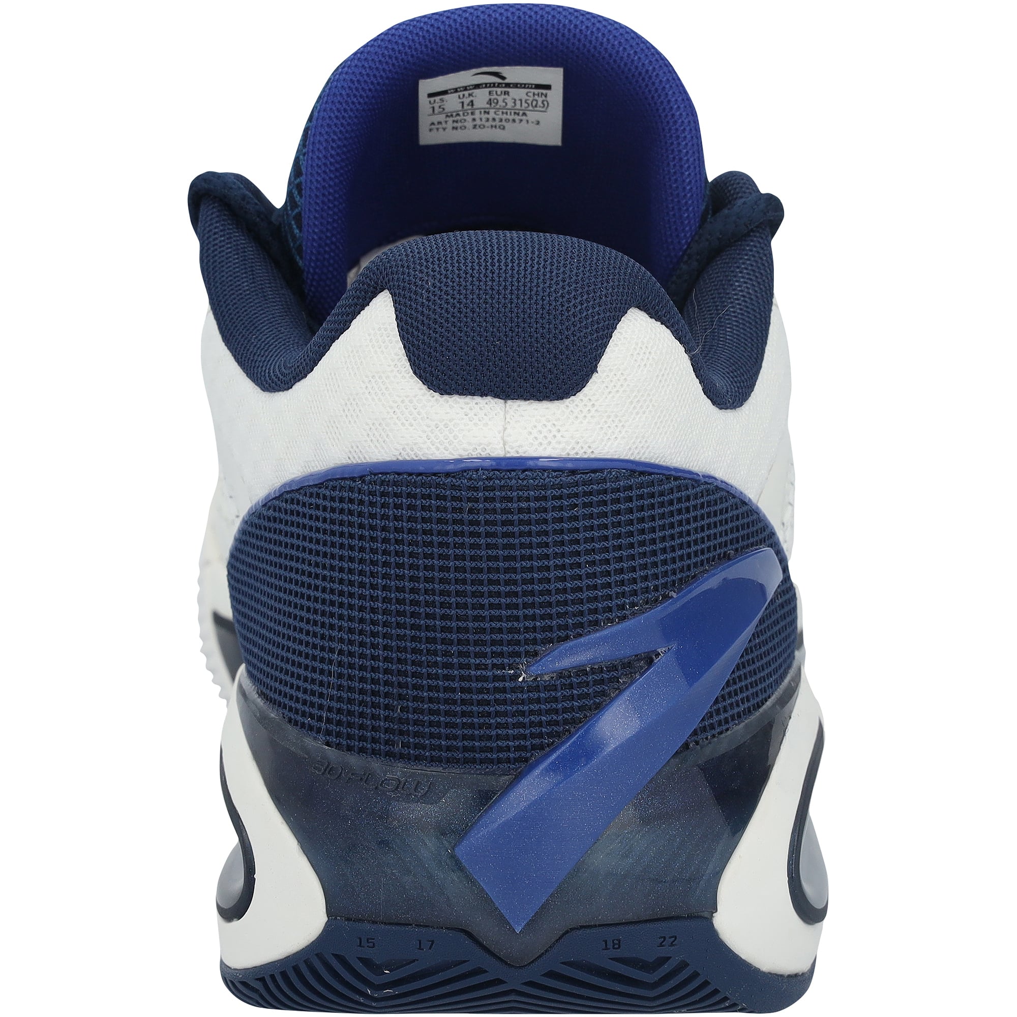 Chaussures Anta KTX Mavs autographiées par Klay Thompson des Dallas Mavericks