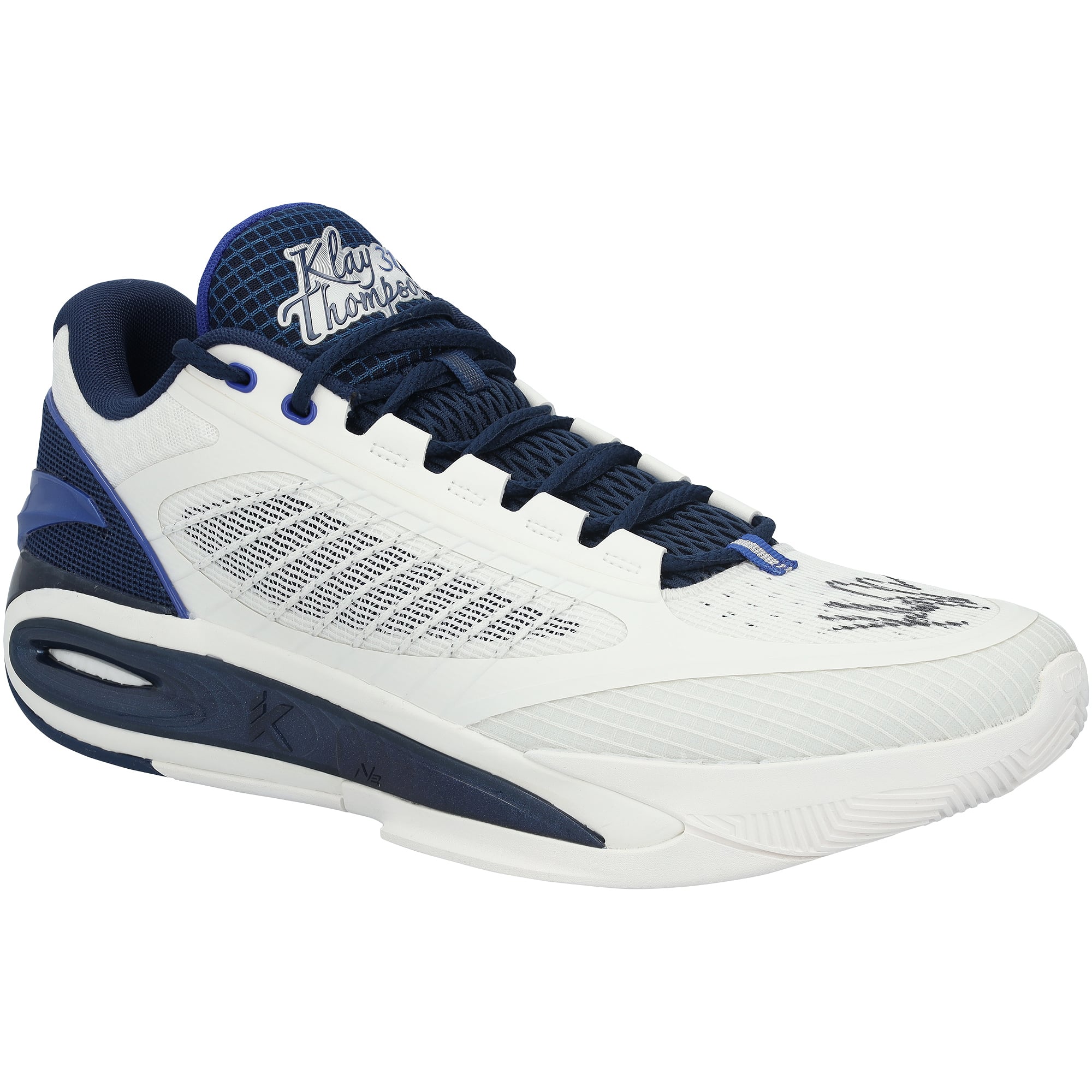 Chaussures Anta KTX Mavs autographiées par Klay Thompson des Dallas Mavericks