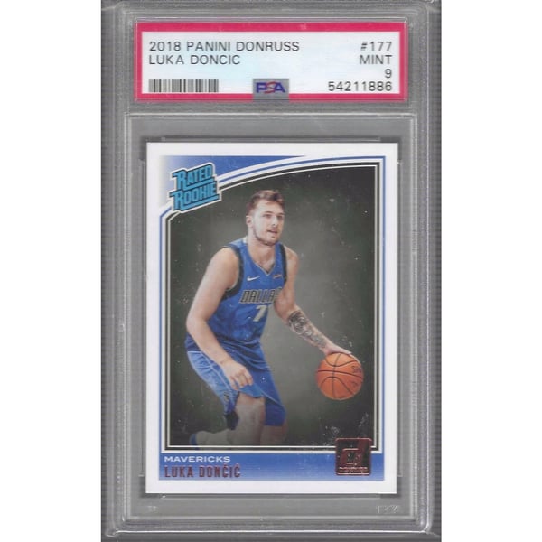 Luka Doncic 2018 Panini Donruss Rated Rookie Rc Psa 9 Mint