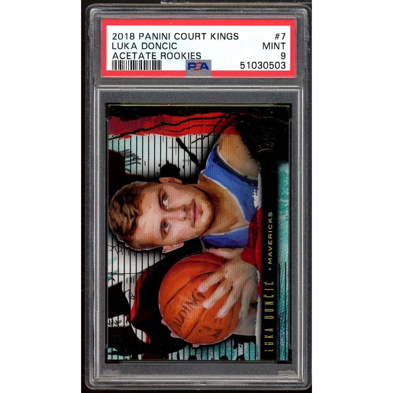 Luka Doncic Rookie Card 2018-19 Panini Court Kings Acetate Rookies 