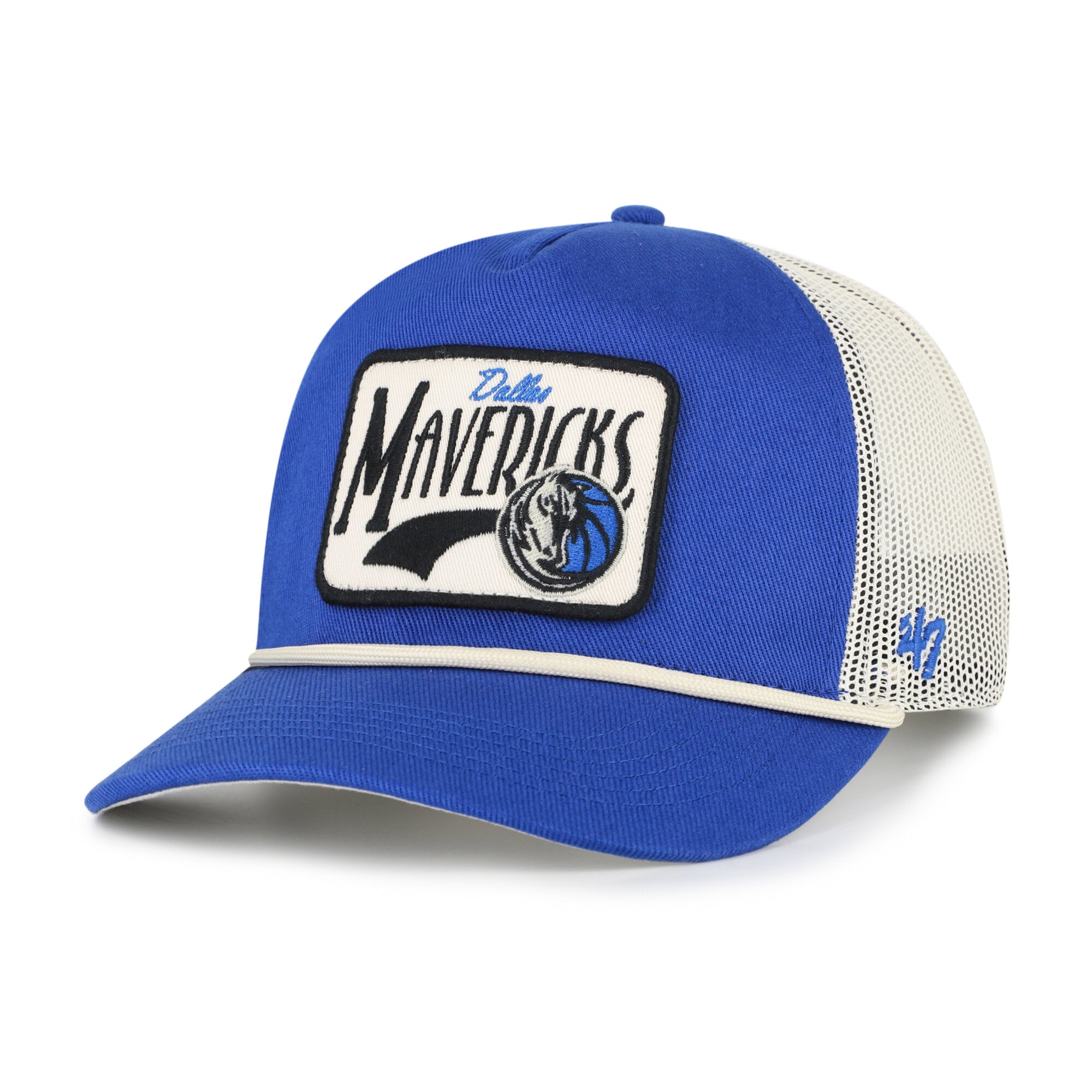 Men's Dallas Mavericks '47 Blue Emmett Heavy Twill Trucker Hitch Adjustable Hat